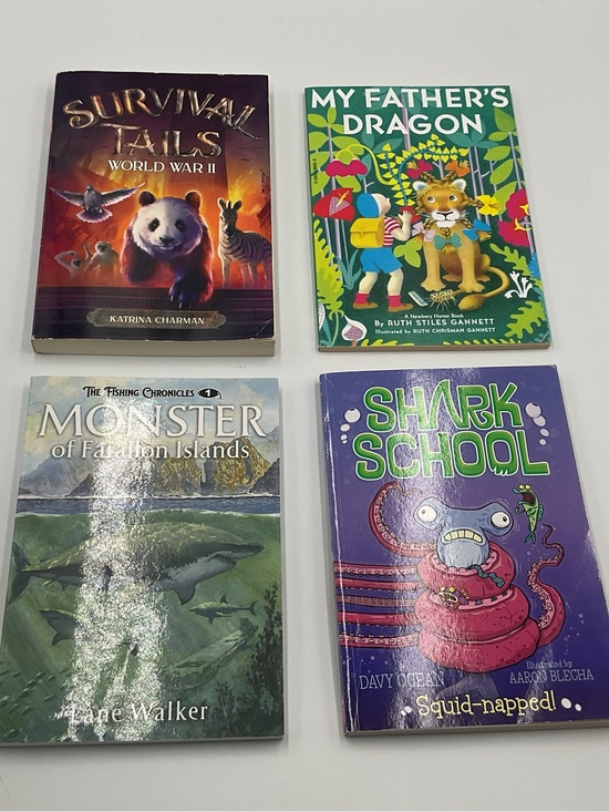 Mixed Lot Other - Kids Learning Book Set - Colorful Assorted Covers (Green, Purple, Multicolor)